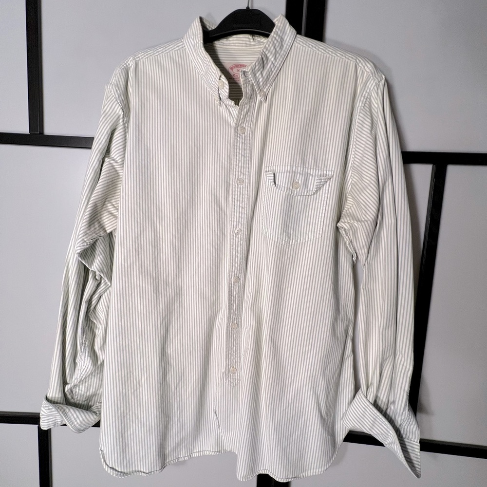 Brooks Brothers Vintage Striped Oxford Button Down Shirt. Great condition.